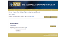 Tablet Screenshot of anu.conferenceonline.com.au